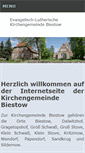 Mobile Screenshot of kirche-biestow.de